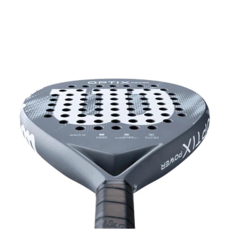 Rachetă de padel Wilson Optix V2 Power Blue – o rachetă ușoară și confortabilă pentru începători, cu o zonă de lovire ideală mare