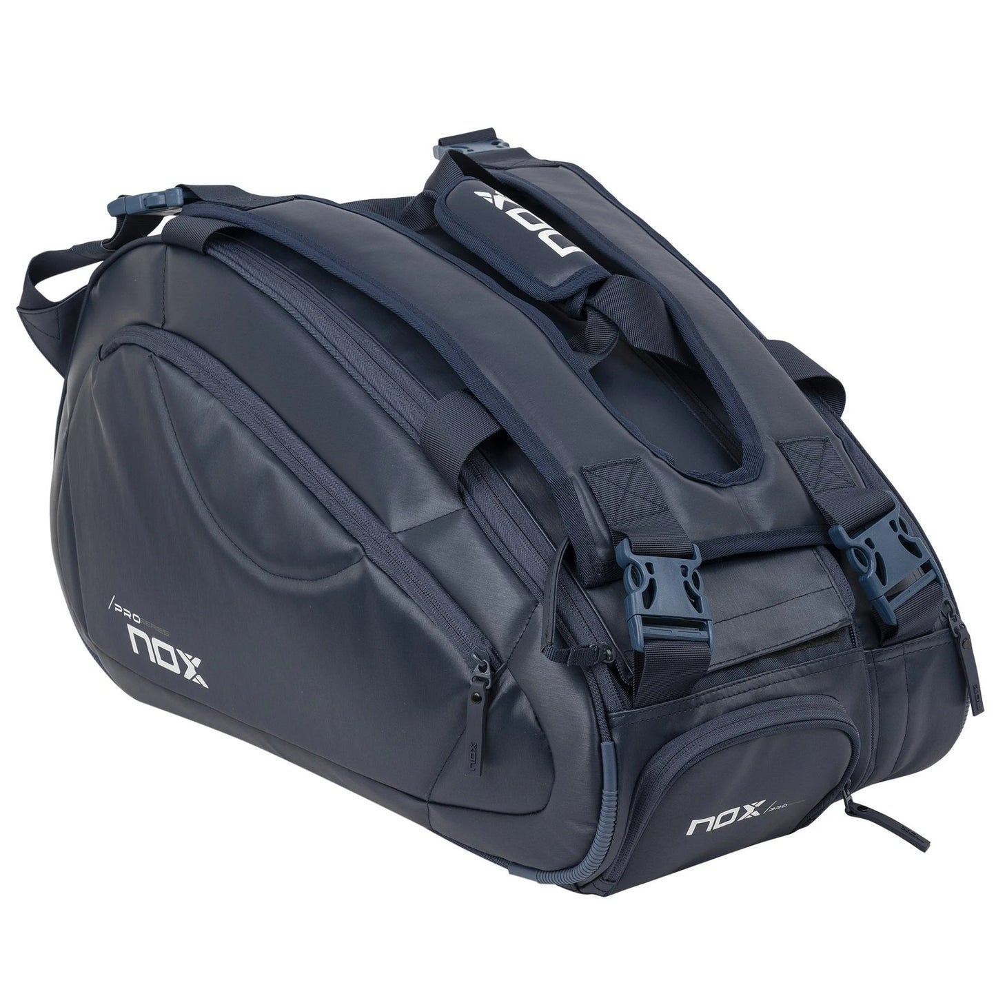 NOX Pro Series Navy padel bag - lightweight, durable and practical. With thermal compartment, space for rackets, shoes and accessories