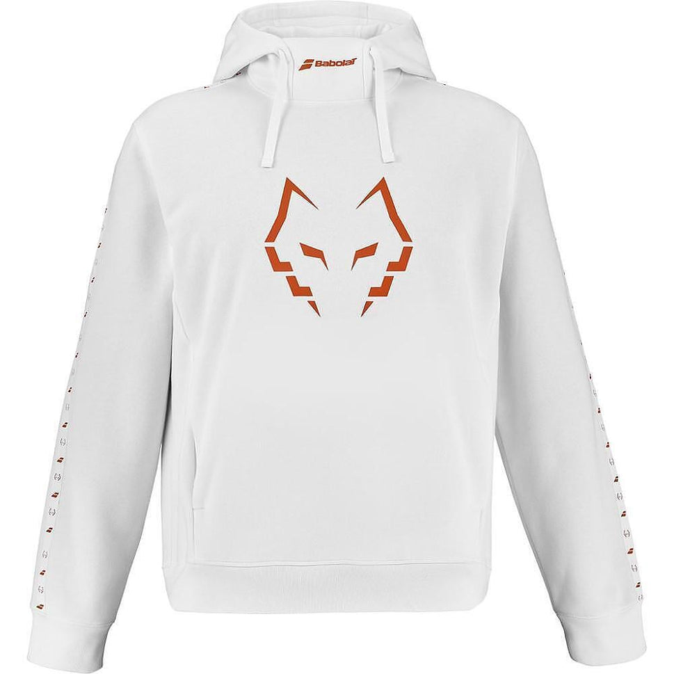 BABOLAT HOOD SWEAT J LEBRON WHITE Padel Hoodie