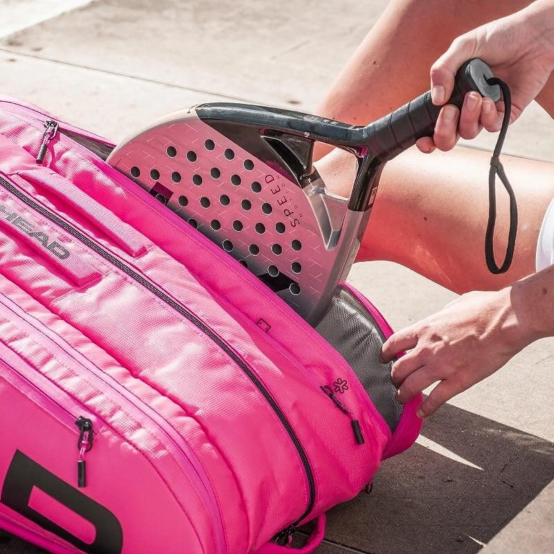 Head Tour Pink padel thermo bag - pink bag for padel rackets with pockets and protection for a padel racket