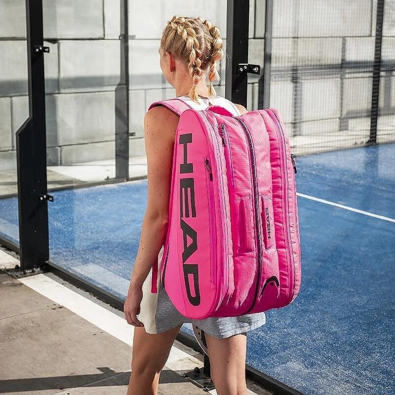 Head Tour Pink padel thermo bag – pink thermo bag for padel rackets with large capacity and convenient pockets