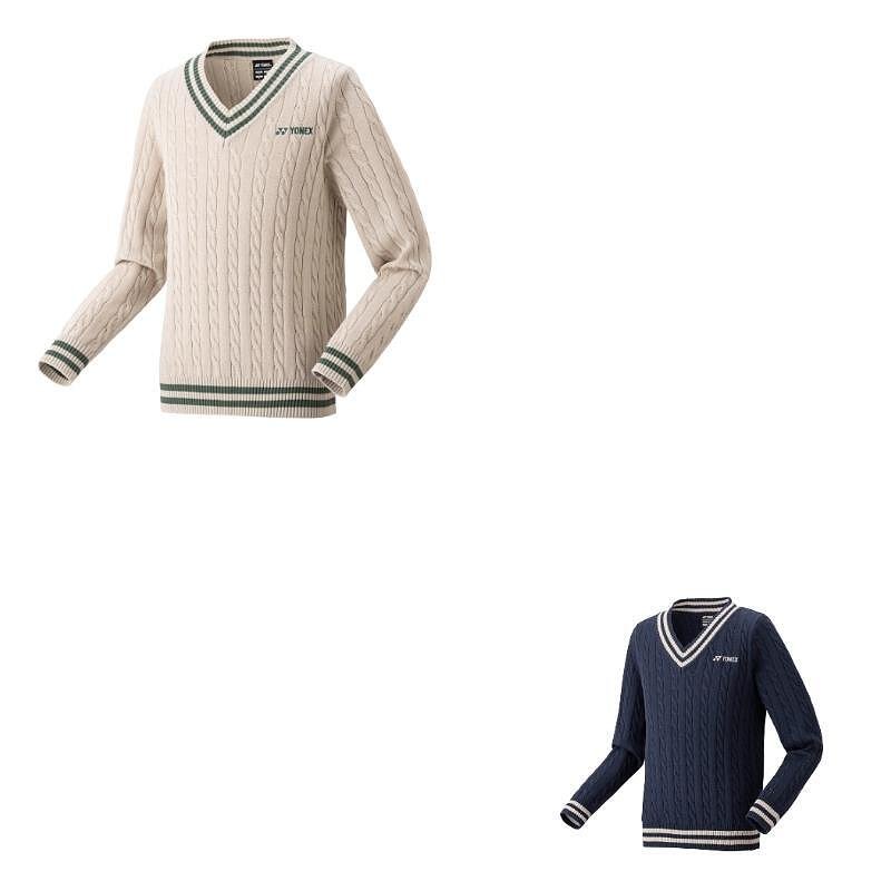 Pulover Yonex 2025 Unisex Sweater OATMEAL – stilat și confortabil pentru antrenament, meci și purtare zilnică, mărimea XS-XL