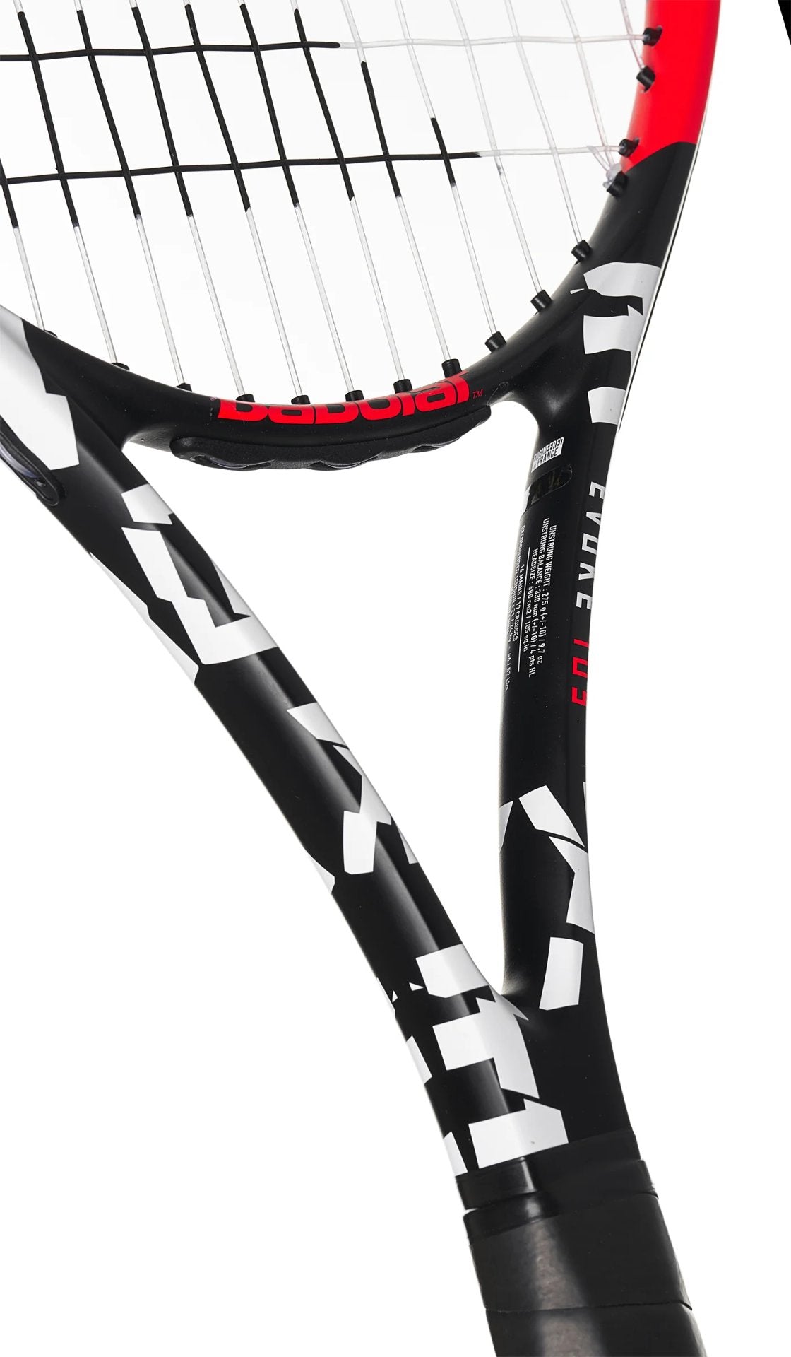 Тенис ракета Babolat Evoke 105 за начинаещи и средно ниво, комфортен контрол и лесна игра на корта