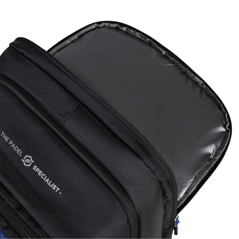 Bullpadel Vertex Geo 26 backpack - black, blue