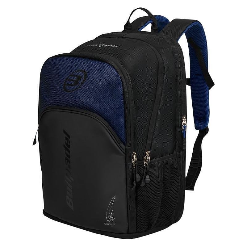 Bullpadel Vertex Geo 26 - a comfortable and durable backpack for padel in black and blue