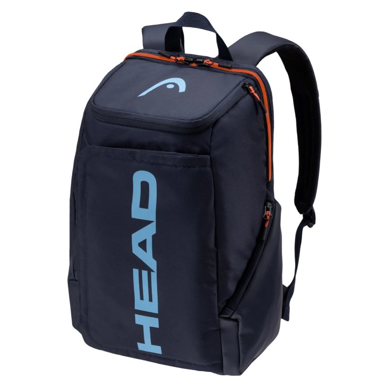 Раница Head Pro 28L Navy Blue - стилна тенис раница за до 2 ракети, спорт и ежедневие
