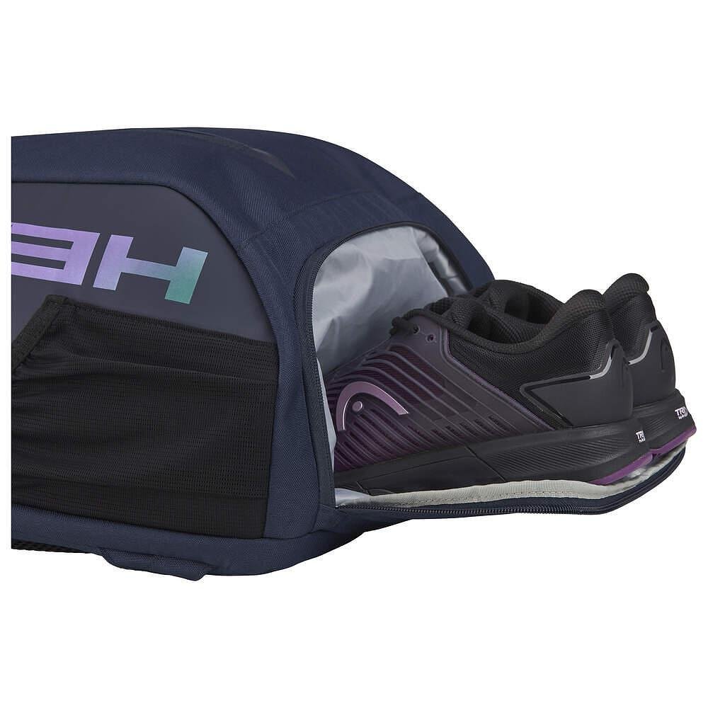 Раница Head Tour 25L Navy Blue с отделение за обувки и тенис екипировка, стилна и практична