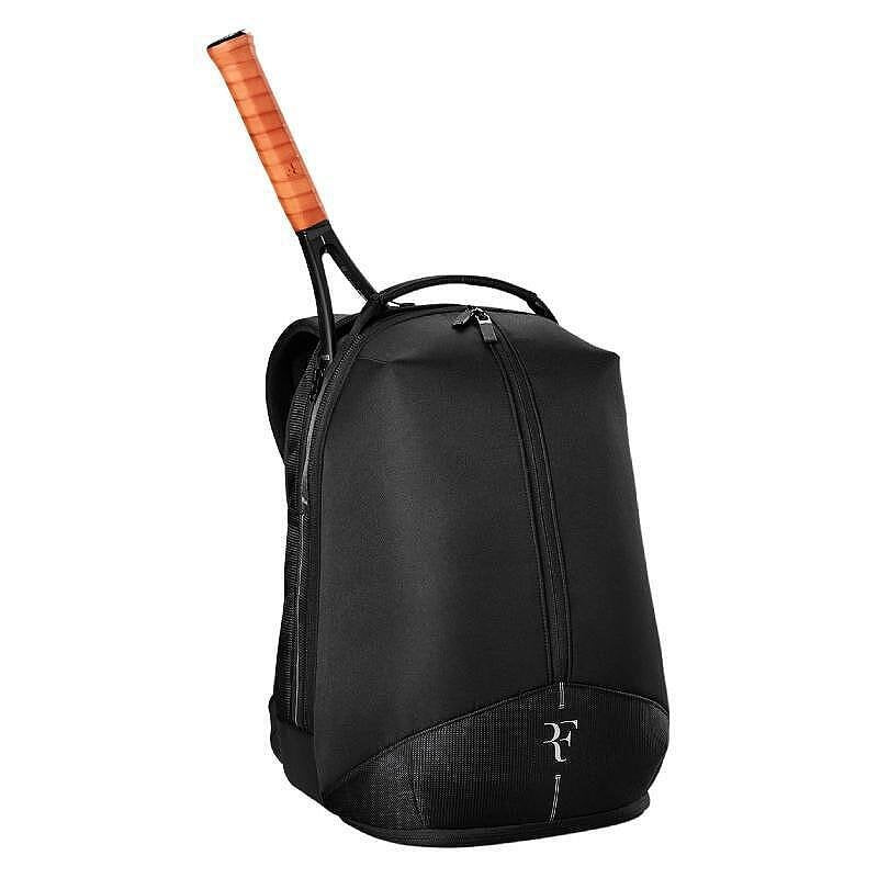 Wilson RF Roger Federer backpack for 2 rackets, shoes, and accessories for travel and training