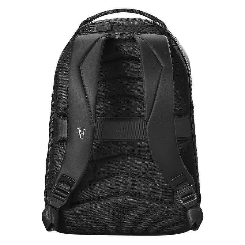 Wilson RF Roger Federer backpack - black Wilson tennis backpack with a padded back for rackets and travel