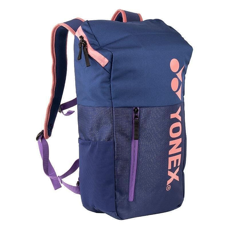 Yonex Club Line 26L Midnight Navy Backpack – a stylish tennis backpack for badminton, travel, and everyday use