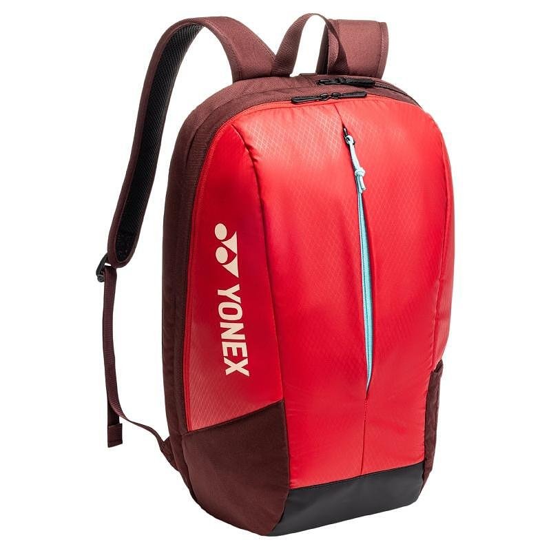 Yonex Team 28L Ruby Red backpack – a stylish tennis backpack with 28L capacity, suitable for tennis gear, training, and travel.