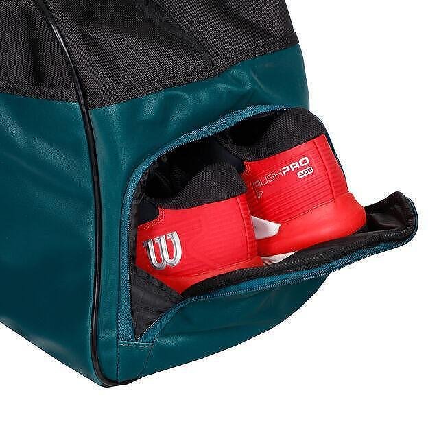 Wilson BLADE V9 SUPER TOUR DUFFEL bag - a stylish tennis bag for shoes, gear, and travel from Wilson Blade V9