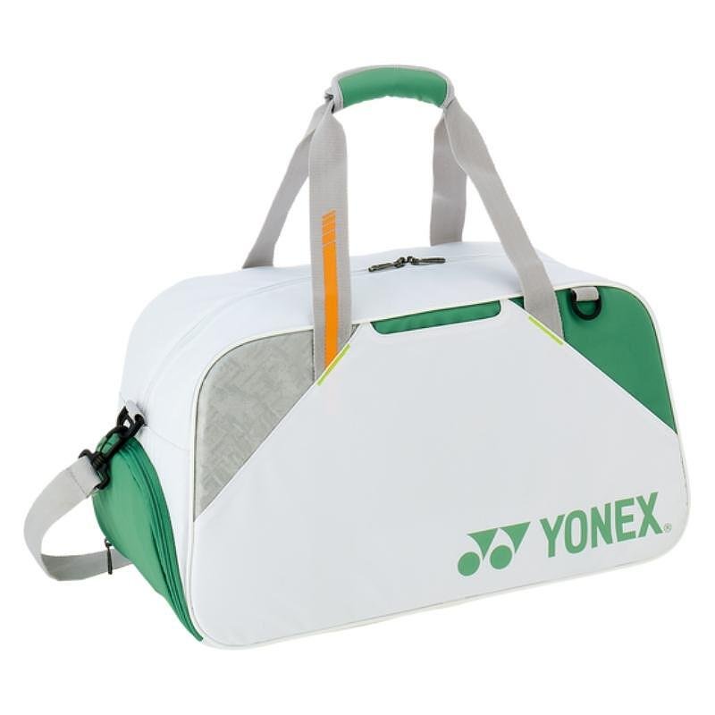 Сак Yonex BOSTON White – тенис сак с 2 отделения, отделение за обувки и място за тенис екипировка.