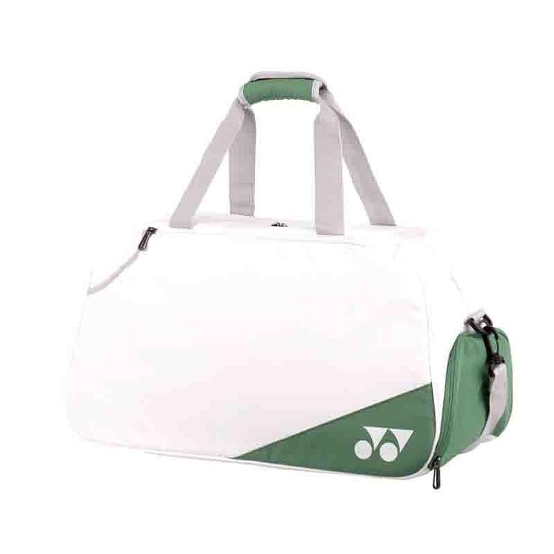 Сак Yonex BOSTON White, бял тенис сак Yonex за тенис екипировка и ракети