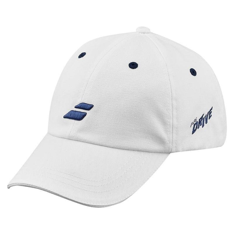 Babolat DRIVE COTTON CAP - white, drive blue