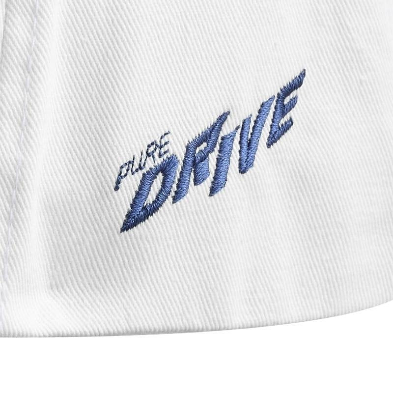 Babolat DRIVE COTTON CAP - white, drive blue - white Pure Drive cap made from recycled cotton