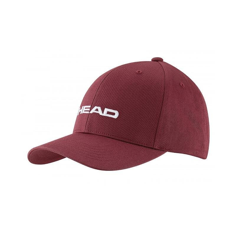 Шапка HEAD Promotion Cap - тъмно червен – стилна шапка HEAD за тенис и падел, в тъмночервен цвят.