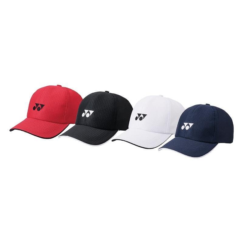 Шапка Yonex CAP 341 White – бяла Yonex шапка от 100% полиестър, един размер, спортен стил за тенис и падел.