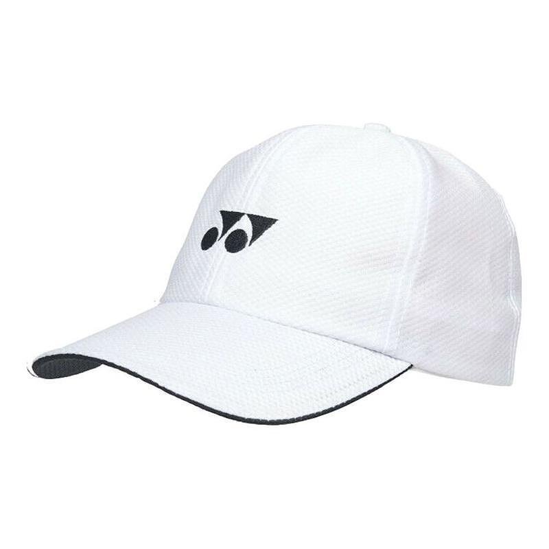 Шапка Yonex CAP 341 White – бяла тенис шапка от 100% полиестър, one size, стилна и удобна спортна екипировка.