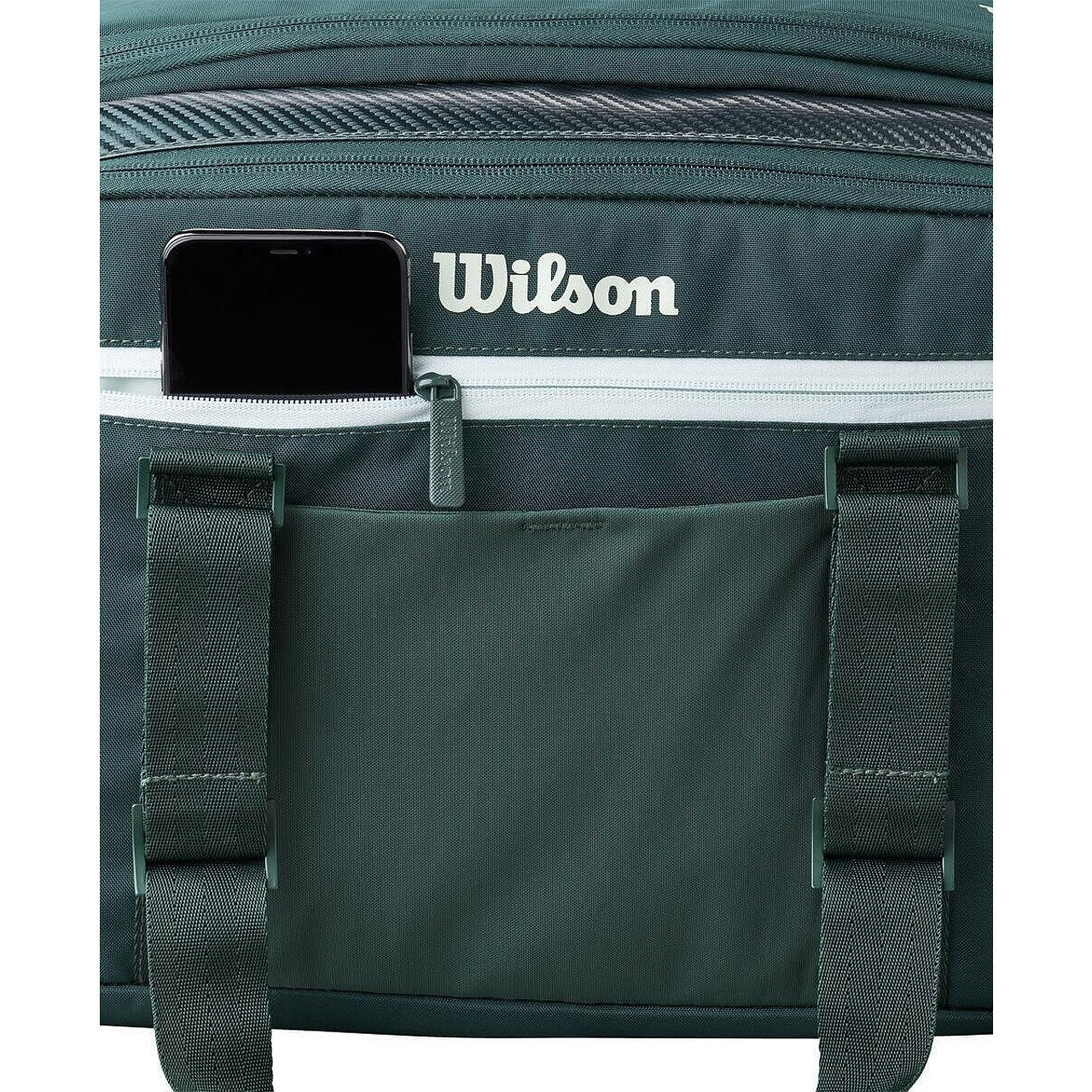 Wilson Blade V10 sports bag with a phone compartment and practical straps for tennis gear