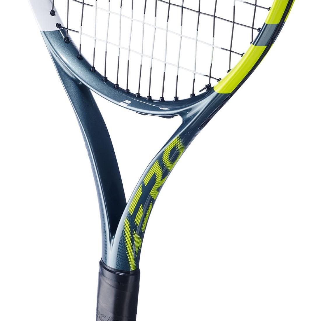 Rachetă de tenis Babolat Aero Junior 25 – rachetă ușoară pentru copii, pentru control, manevrabilitate și topspin, inspirată de campioni.