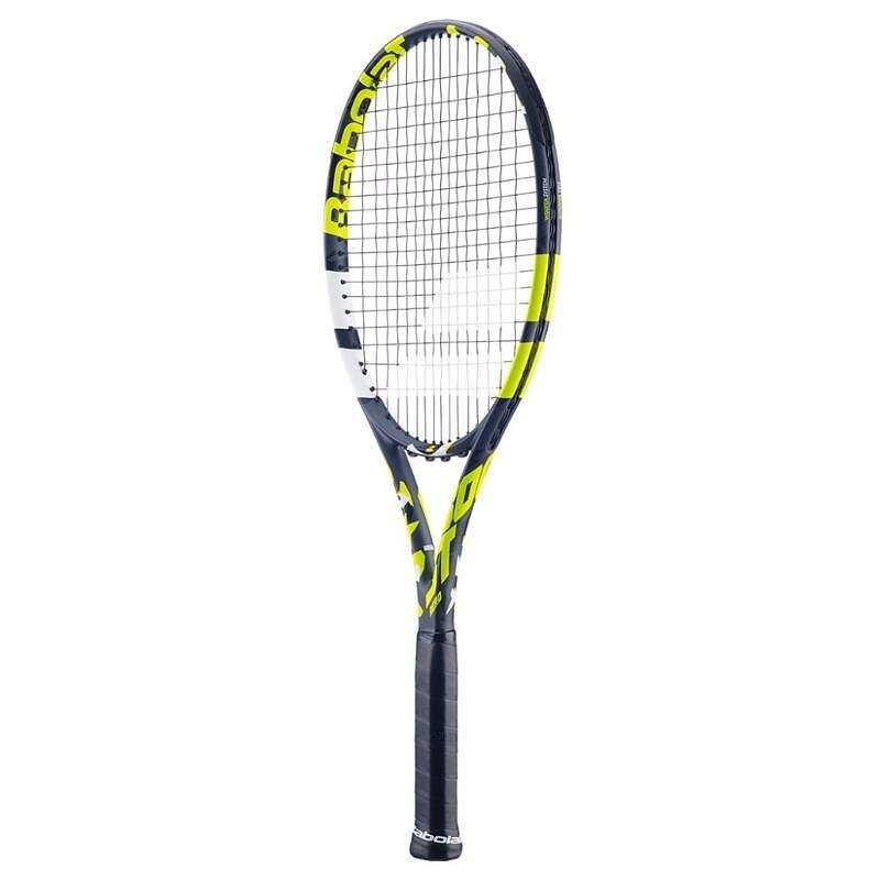 Rachetă de tenis Babolat Boost Aero pentru jucători începători și avansați – rachetă de tenis ușoară, manevrabilă și puternică.