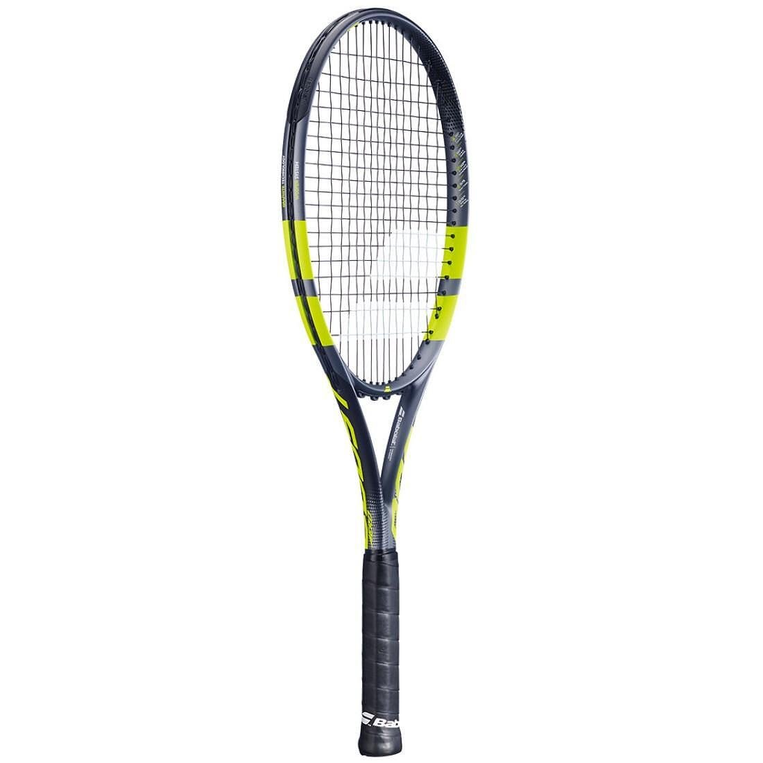 Rachetă de tenis Babolat Boost Aero – rachetă de tenis ușoară și comodă, preînnodată, pentru începători și amatori.