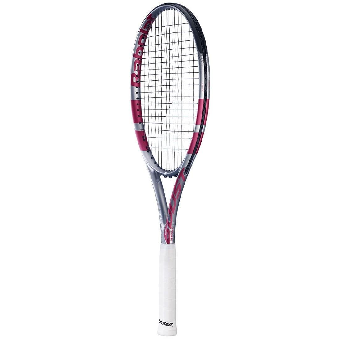 Rachetă de tenis Babolat Boost Aero Pink – rachetă de tenis ușoară și comodă, preînfășurată, pentru începători și amatori