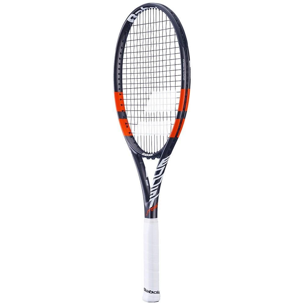 Тенис ракета Babolat Boost Strike – лека графитна ракета за мощност, контрол и комфорт за начинаещи и завръщащи се играчи.