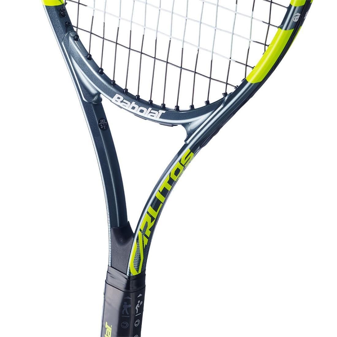 Tennis racket Babolat Carlitos Junior 26 CV for kids, light and comfortable for beginners, inspired by Carlos Alcaraz
