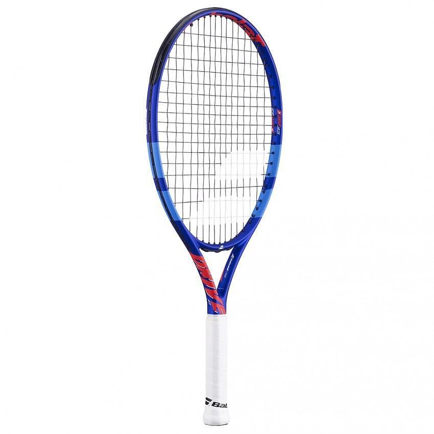 Rachetă de tenis Babolat Drive Junior 23 pentru copii 6-8 ani, albastră, ușoară și comodă pentru învățare