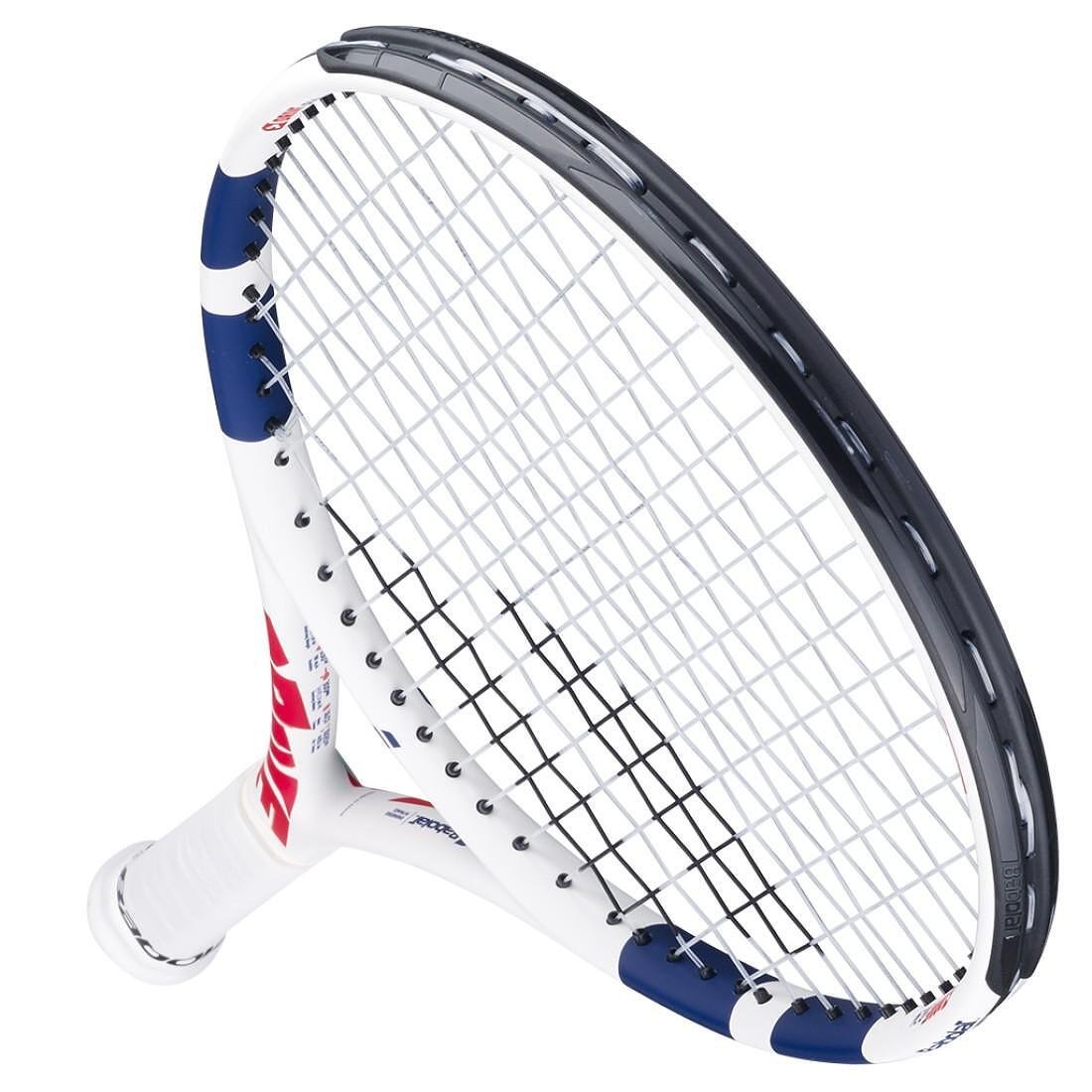 Rachetă de tenis Babolat Drive Junior 24 White pentru copii, o rachetă ușoară și confortabilă pentru tenis, din aluminiu și grafit