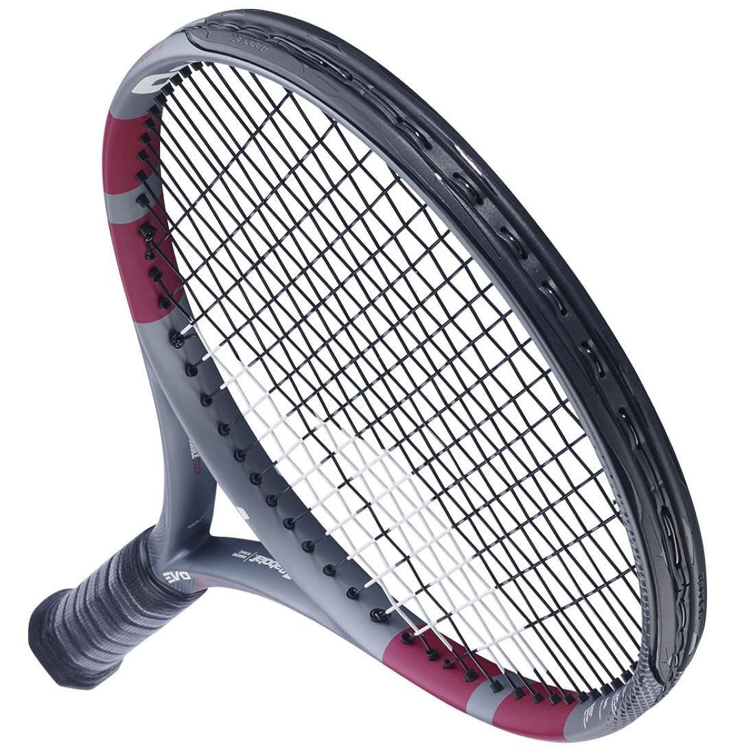 Rachetă de tenis Babolat Evo Aero Pink Gen2 – rachetă de tenis ușoară și comodă pentru jucători de nivel mediu și avansați.