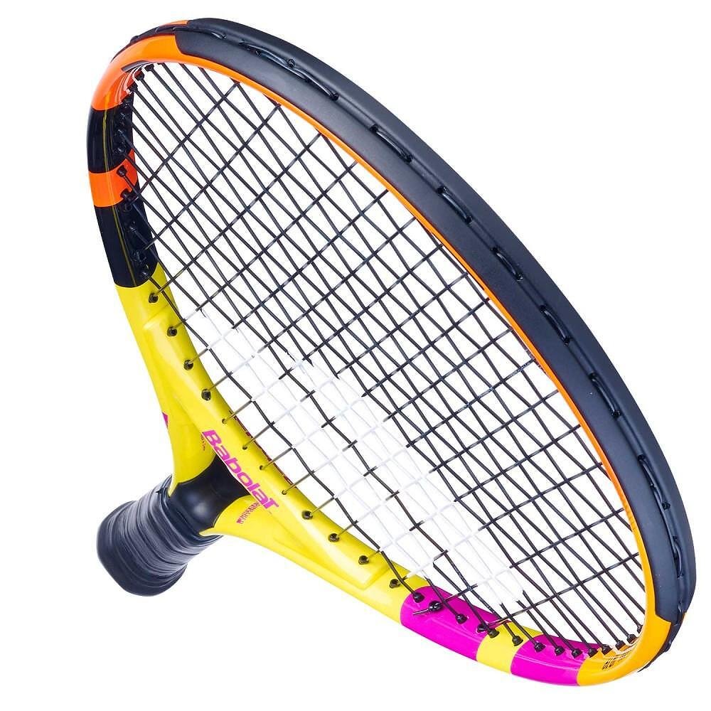 Rachetă de tenis Babolat Nadal Junior 19 pentru copii, o rachetă de tenis ușoară și comodă pentru copii, pentru începători campioni