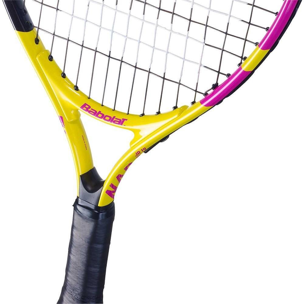 Rachetă de tenis Babolat Nadal Junior 19 – rachetă ușoară pentru copii, pentru talentele începătoare în tenis, inspirată de Nadal