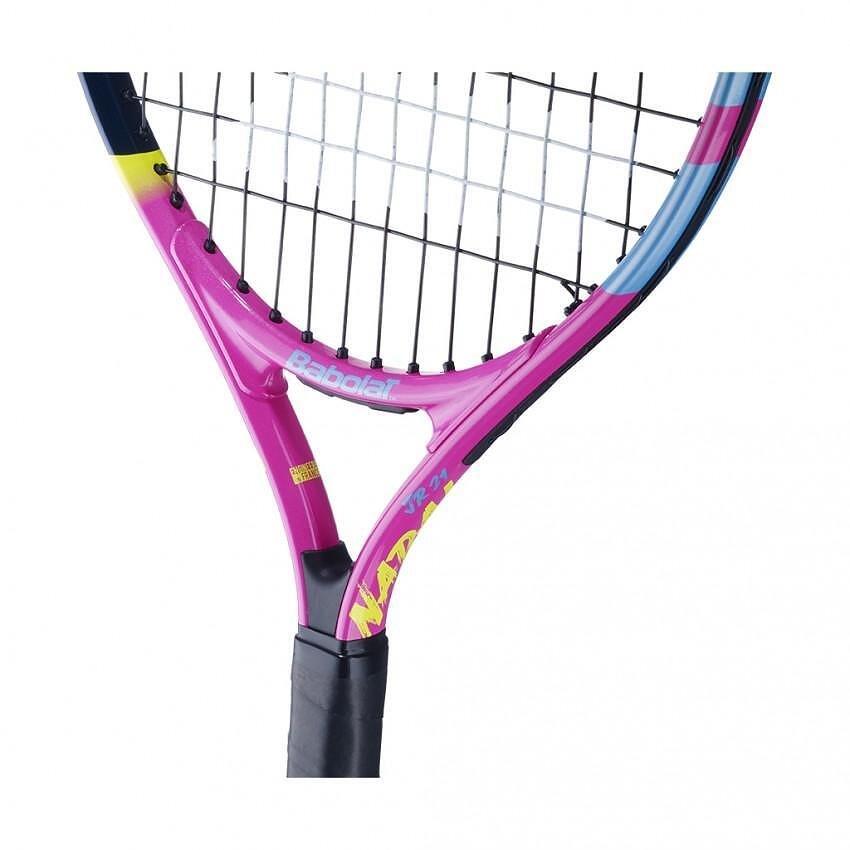 Rachetă de tenis Babolat Nadal Junior 21, rachetă junior pentru copii, cu husă, potrivită pentru copii de 5-6 ani