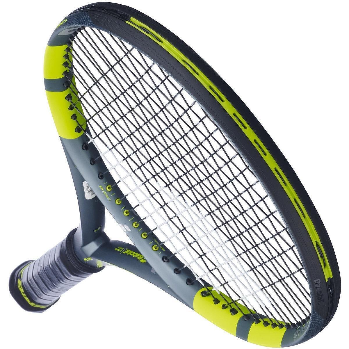 Babolat Pure Aero + Gen9 tennis racket – a tennis racket for power and topspin, aerodynamic design for aggressive play