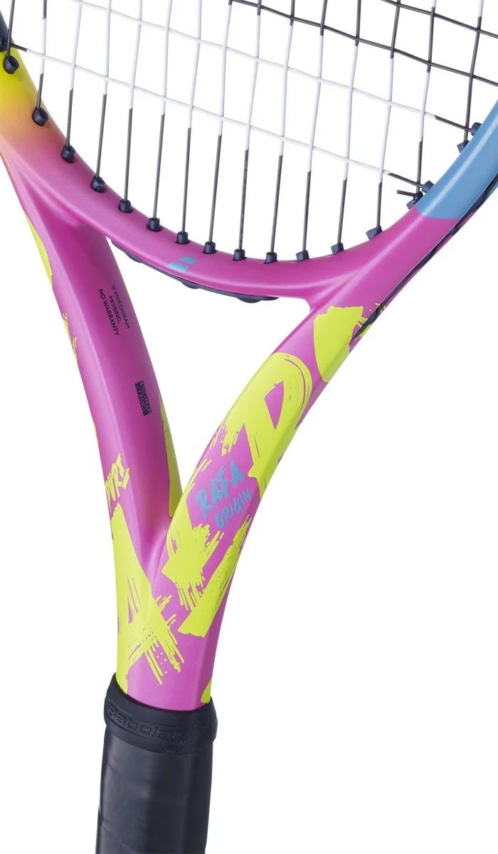 Rachetă de tenis Babolat Pure Aero Rafa Origin - rachetă pentru spin maxim și joc agresiv, inspirată de Rafael Nadal.
