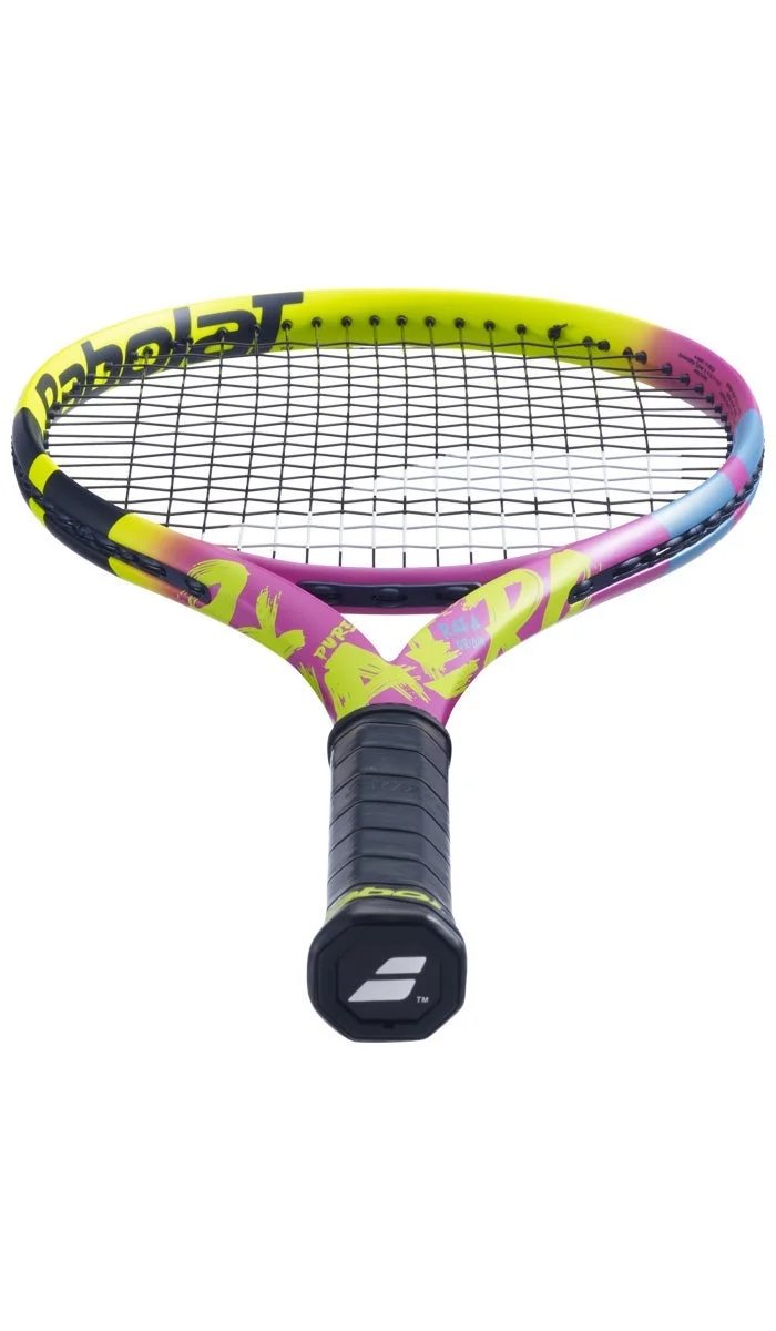 Rachetă de tenis Babolat Pure Aero Rafa Origin cu design vibrant pentru spin maxim și joc agresiv
