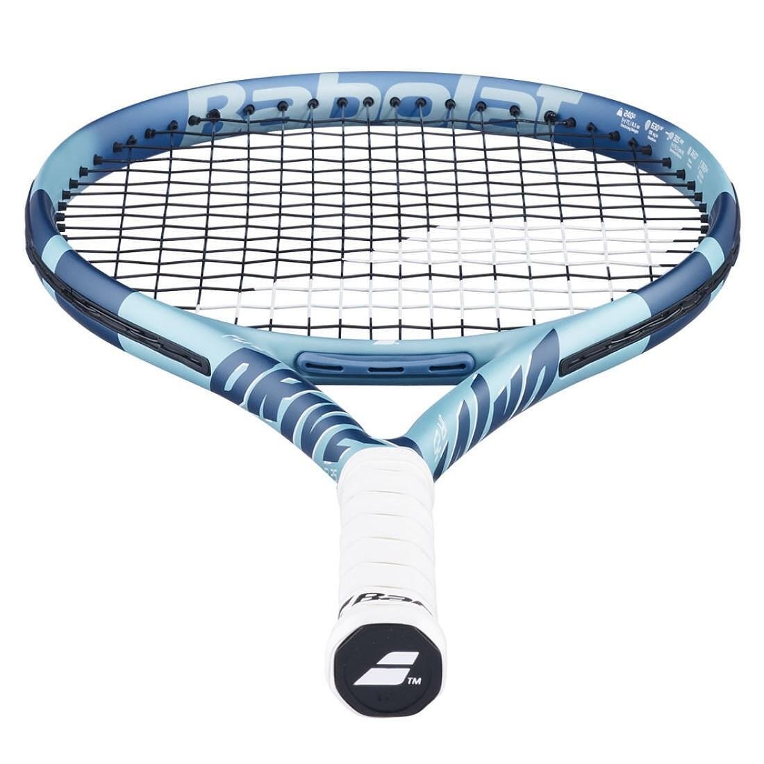 Rachetă de tenis Babolat Pure Drive Junior 25 Gen11 Light Blue, ușoară și puternică pentru tineri jucători de competiție