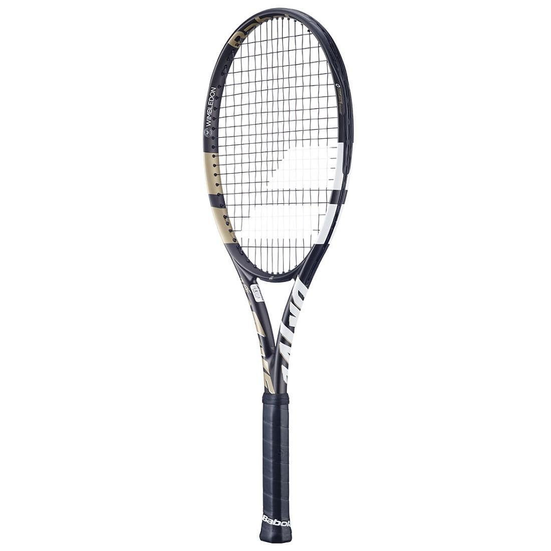 Babolat Pure Drive Wimbledon Gen11 tennis racket, a powerful and maneuverable tennis racket for control and feel