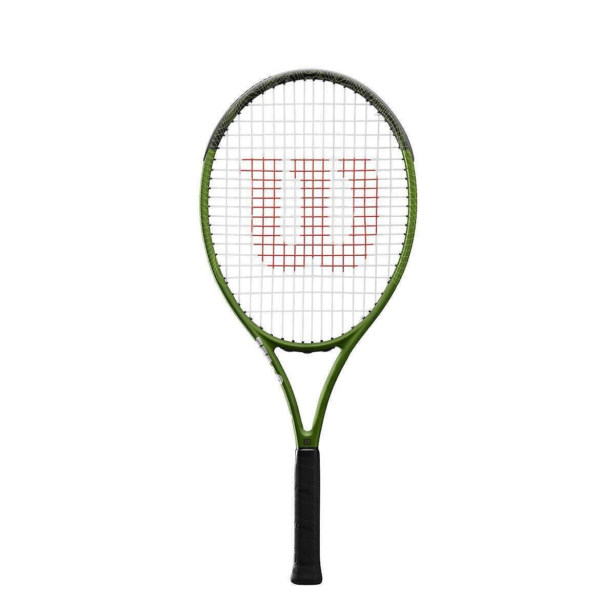 Wilson Blade Feel Comp Junior 25 tennis racket for children ages 8-10 with composite frame and comfortable grip
