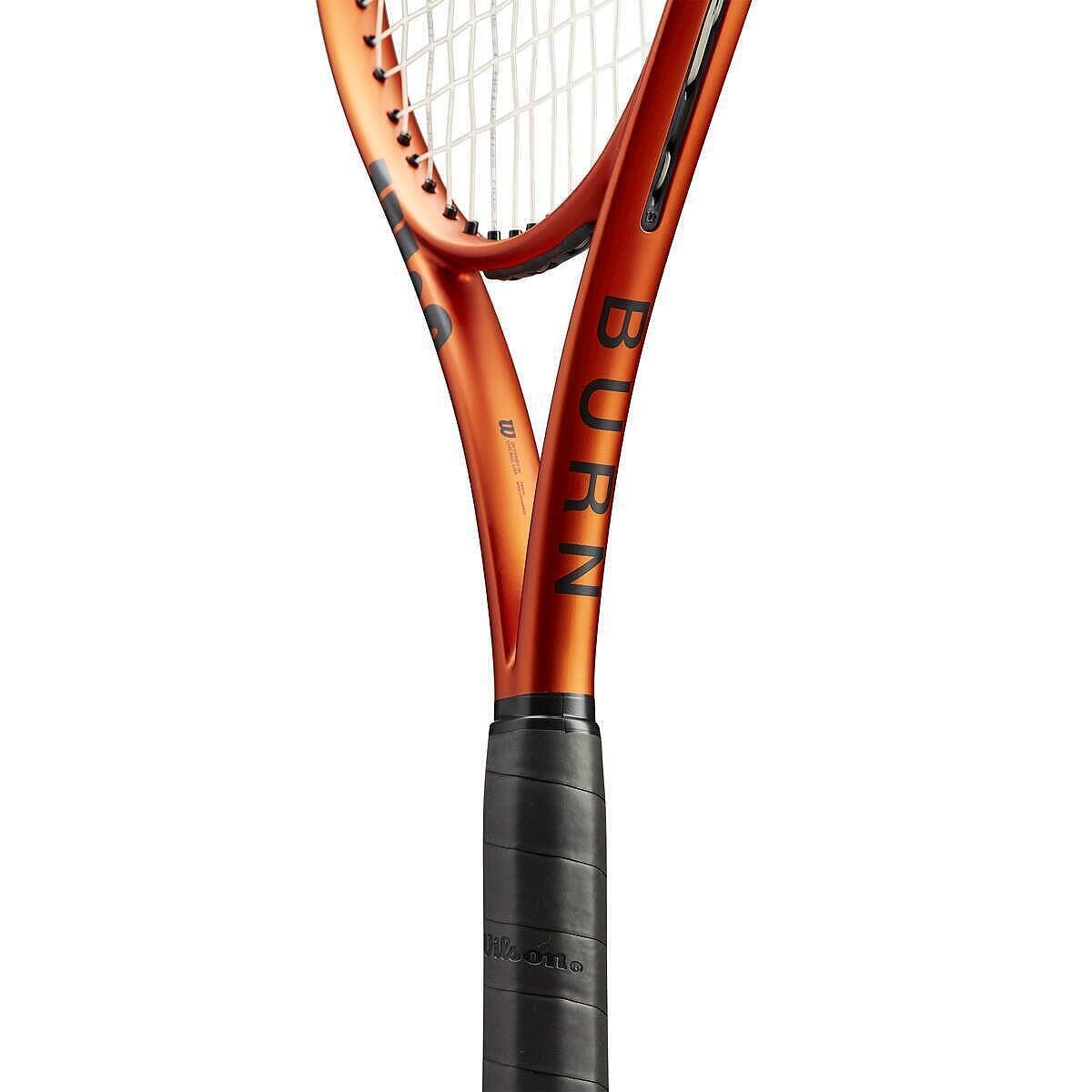 Rachetă de tenis Wilson Burn 100 V5 – preîntinsă, rachetă de tenis Wilson puternică și precisă pentru jucători avansați.