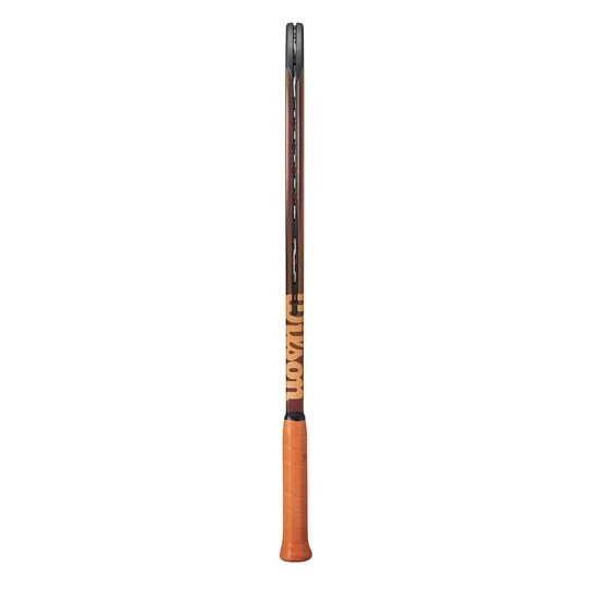 Rachetă de tenis Wilson Pro Staff X V14 în Desert Bronze, cu sweetspot larg și senzație clasică Pro Staff
