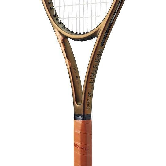 Rachetă de tenis Wilson Pro Staff X V14 în Desert Bronze, o rachetă de tenis Wilson Pro Staff X V14 precisă și tolerantă