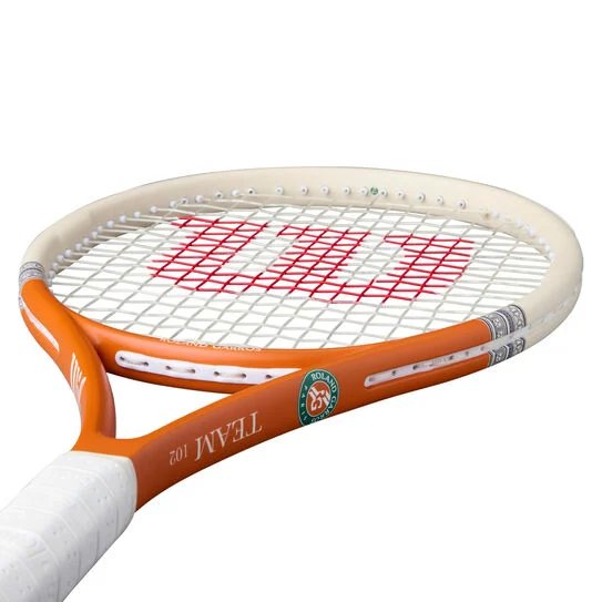 Rachetă de tenis Wilson Roland Garros 2026 Team 102, rachetă Wilson ultraușoară pentru începători, cu design elegant și sweetspot mare