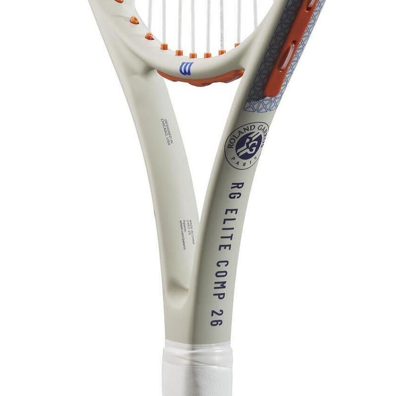 Wilson Roland Garros Elite Comp Junior tennis racquet - lightweight 26-inch junior racquet for training and control