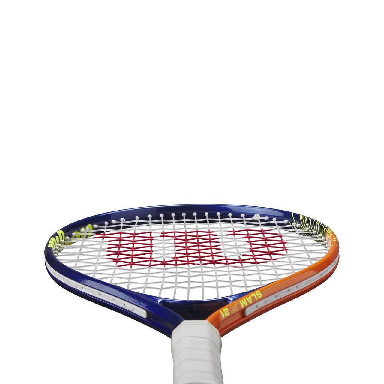 Tennis racket Wilson Slam Jr 21 Boys – lightweight children's racket for beginners with a blue and orange design.