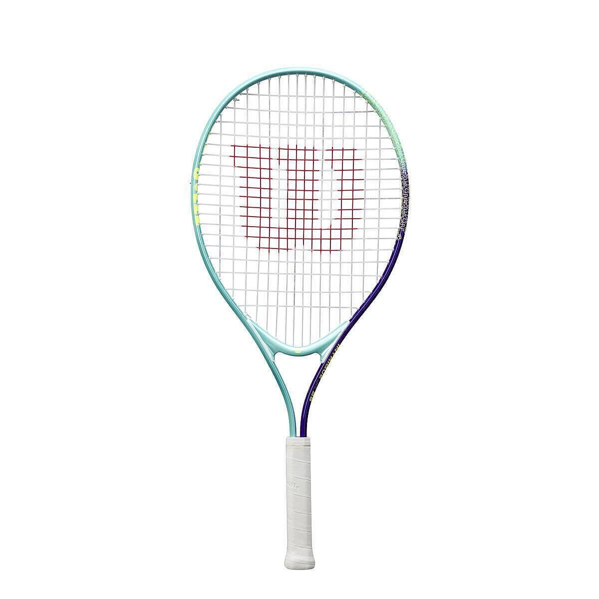Wilson Intrigue Jr 25 Girls tennis racket – a lightweight, stable, and colorful beginner racket for young female tennis players