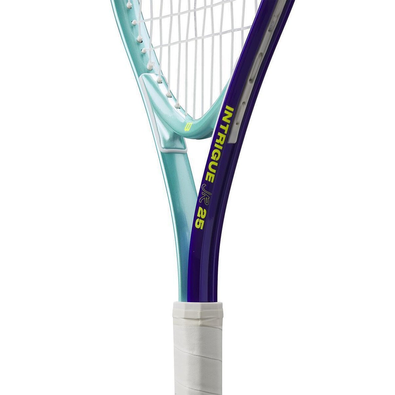 Wilson Intrigue Jr 25 Girls tennis racket - a lightweight and colorful beginner racket for young female tennis players